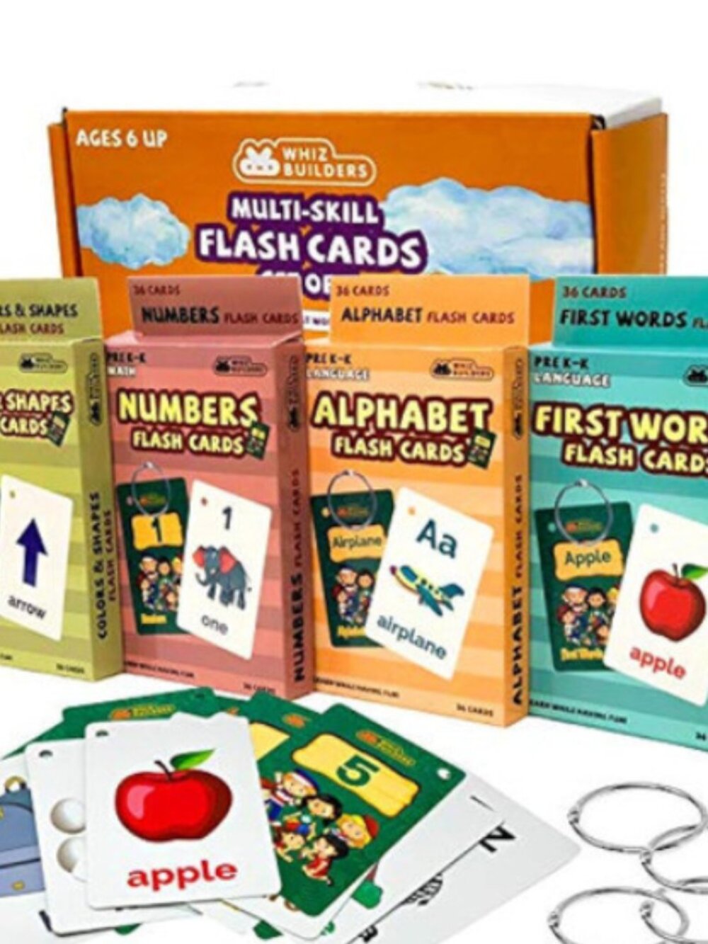 MULTI-SKILL FLASH CARDS SET OF 4